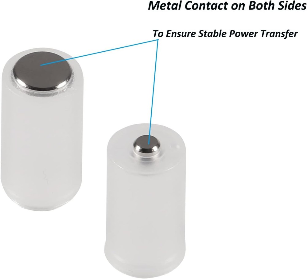 10pcs AAA to AA Converter Battery Adapter