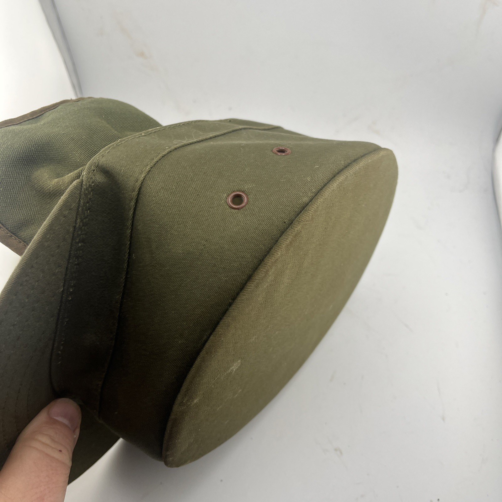 KOREAN WAR ERA 1950s US ARMY RIDGEWAY CAP - Rare Variant - Winter Version USAF