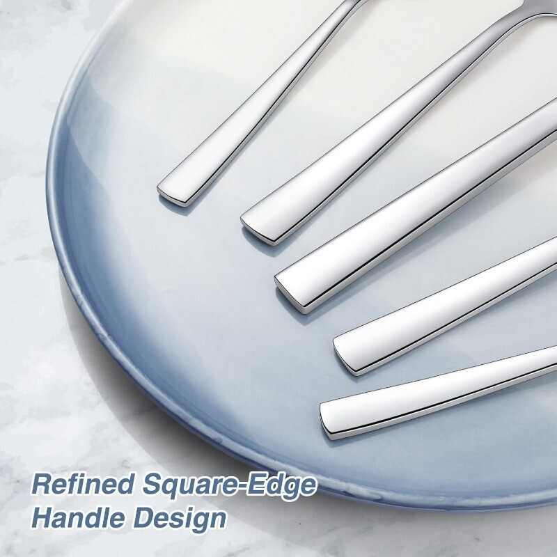 60 Piece Silverware Set For 12 Stainless Steel Flatware Tableware Set Cutlery