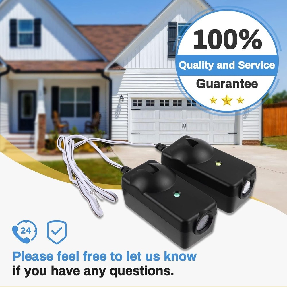 Easy Install Garage Door Sensor Kit - Liftmaster/Chamberlain Replacement Sensor