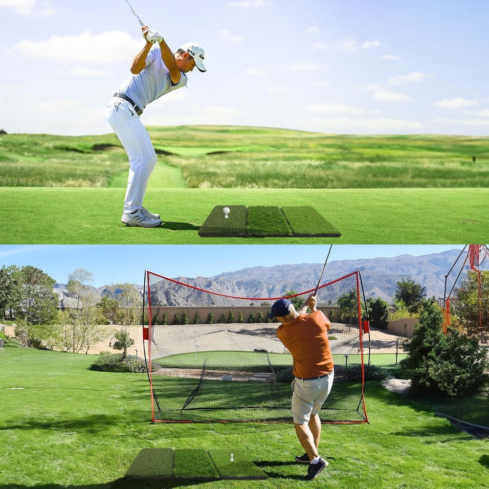 Golf Hitting Mat,Golf Training Mat for Swing Driving Chipping with Advanced A...