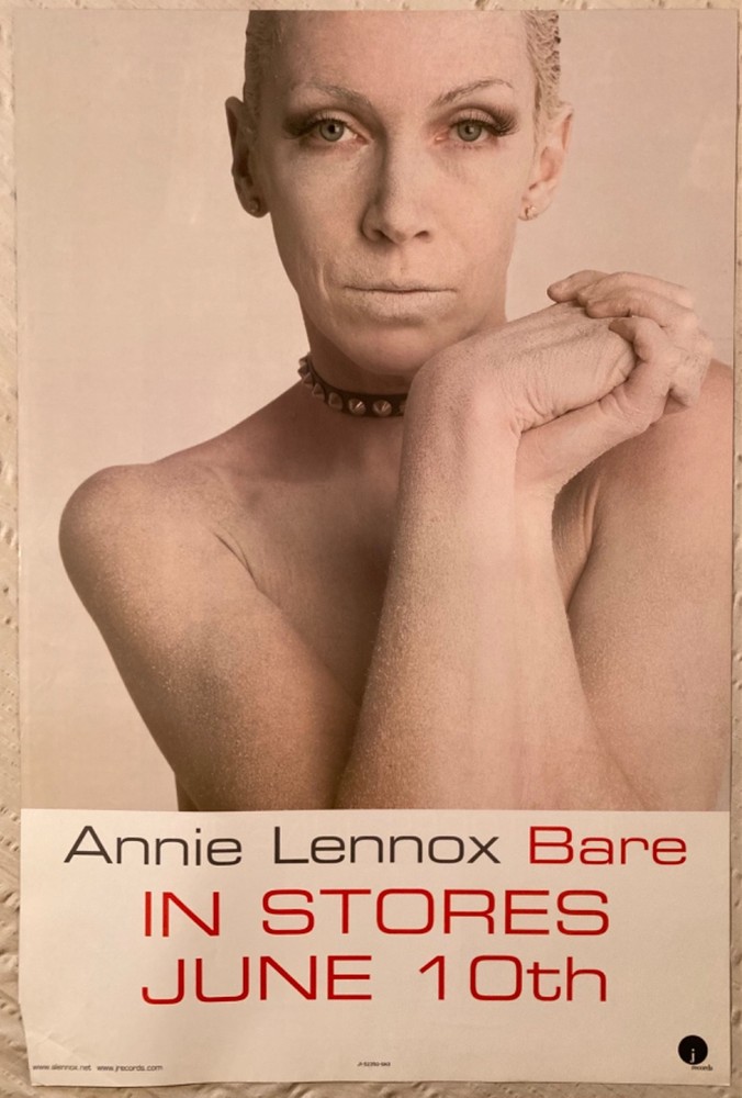 Annie Lennox 2003 Two-Sided Promo Poster Bare Eurythmics X