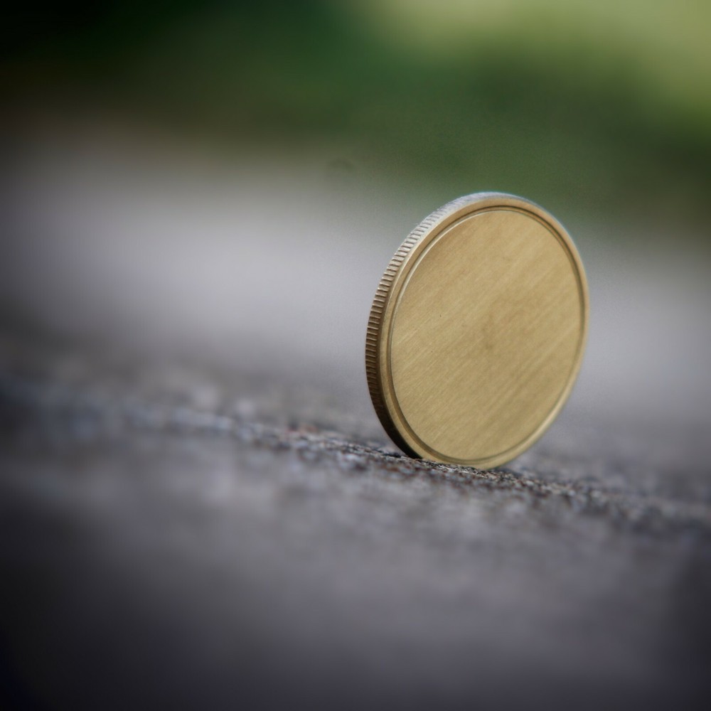 Blank Brass Challenge Coin 40mm - Laser Engravable