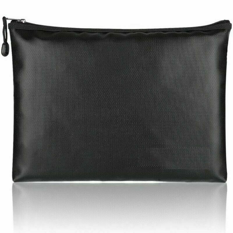 Fireproof Water Resistant Money Bag Upgrade Envelope Document File Pouch Case US