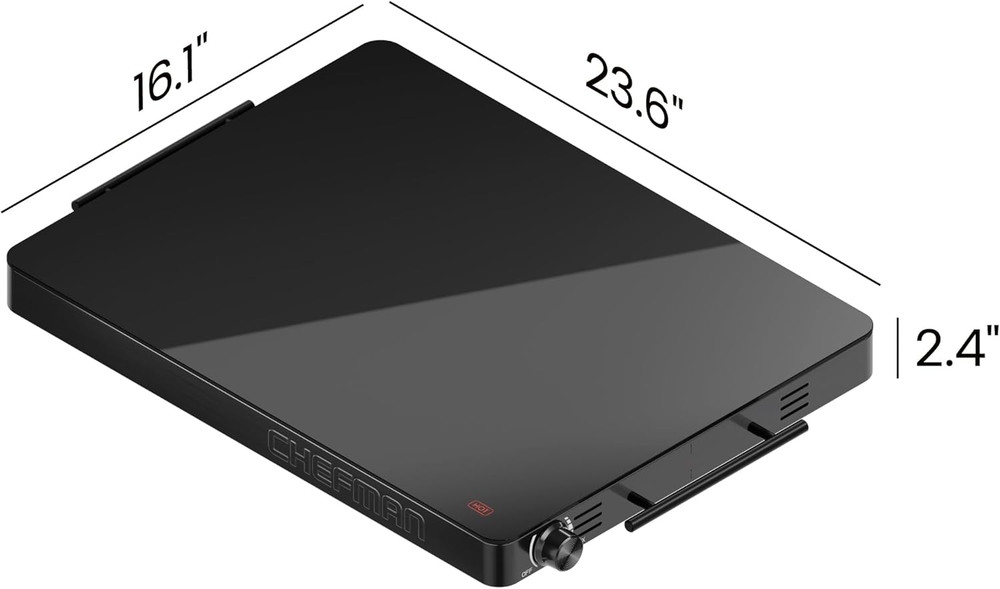 Electric Warming Tray with Adjustable Temperature Control, Perfect for Buffets,