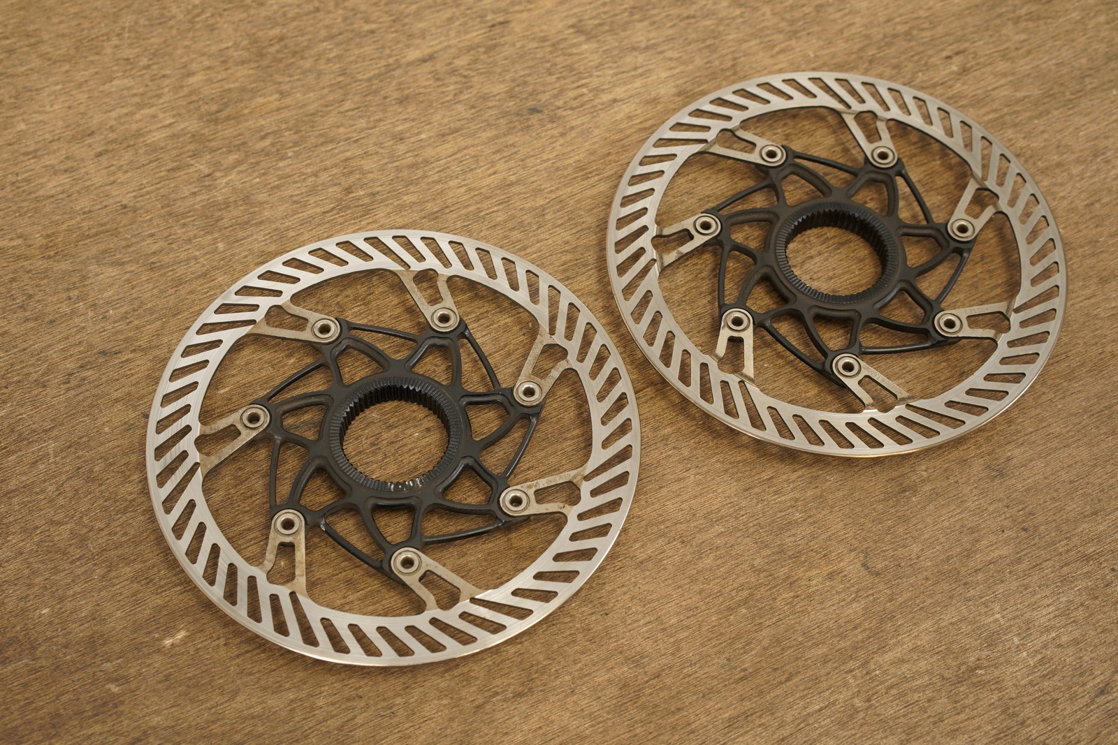 (2) 160mm Campagnolo 03 AFS Center Lock Disc Brake Rotors