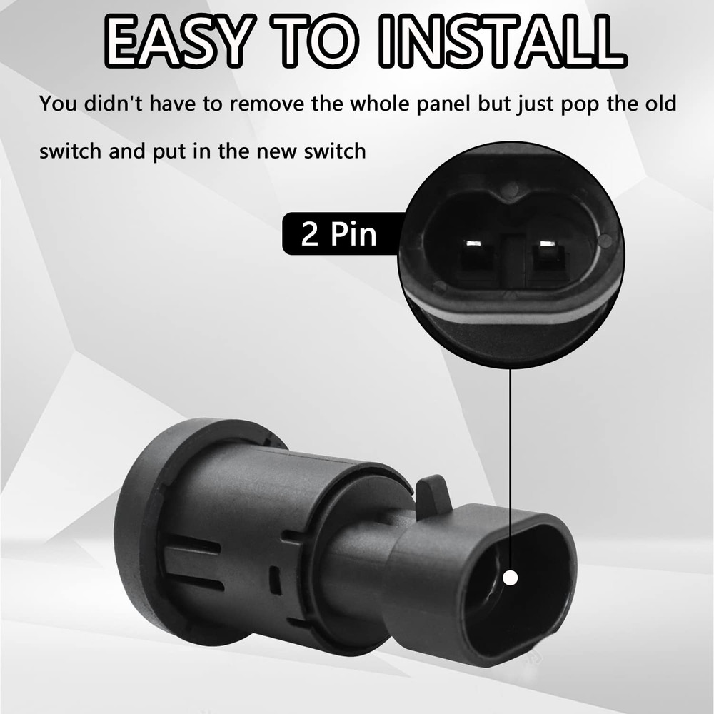 Rear Liftgate Window Glass Release Switch Button Compatible with 2007-2014 Chevy