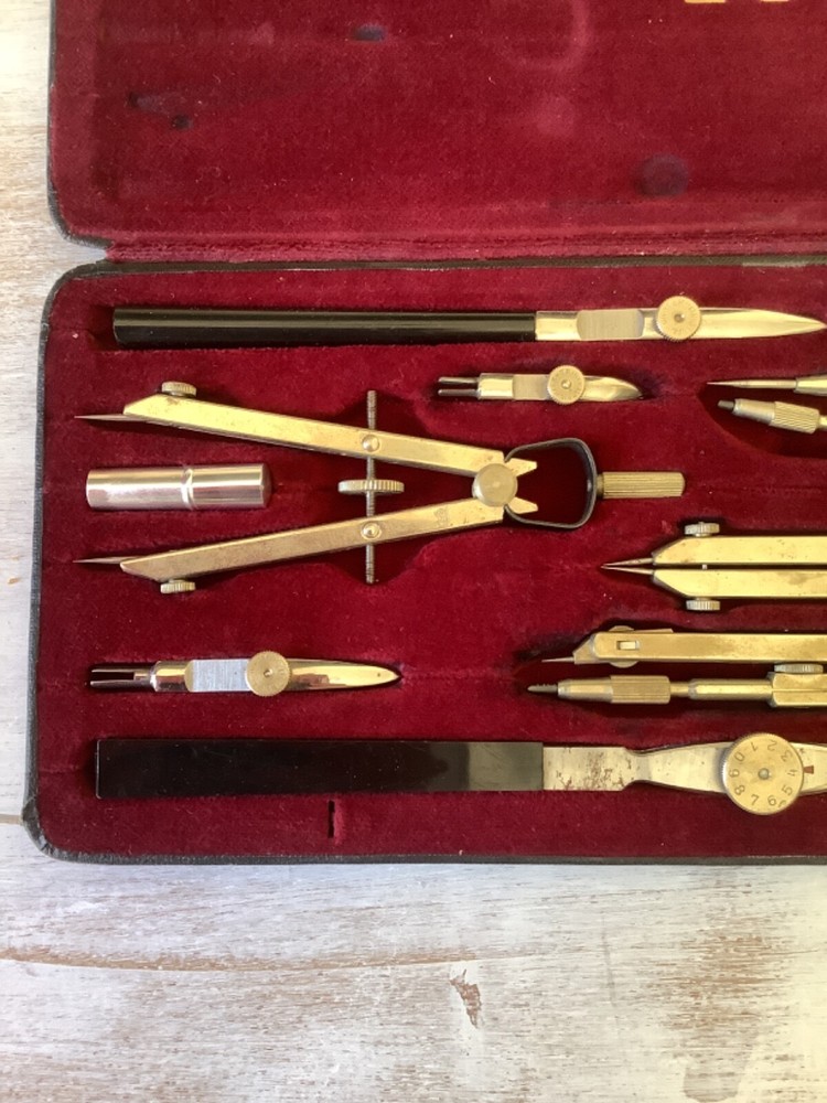 Richter & Co Kopernikus VII Mechanical Drafting Drawing Set Tool nice condition
