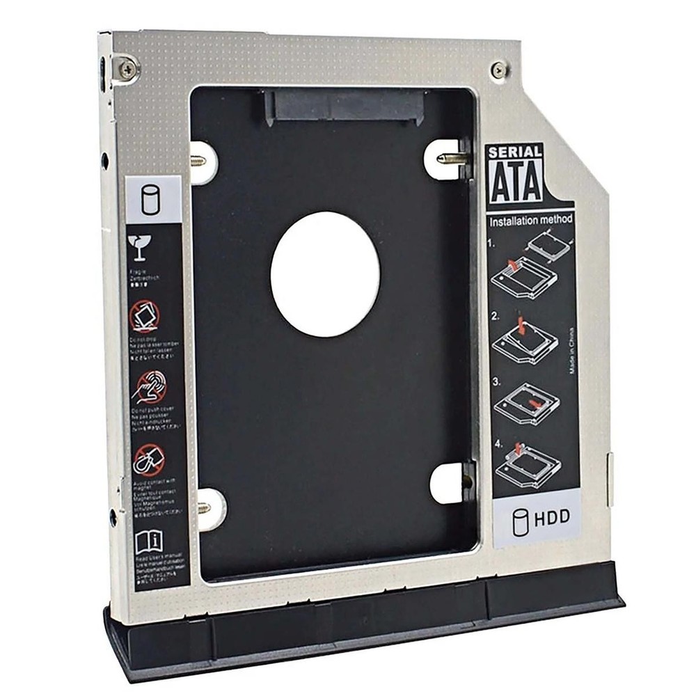 Caddy Hdd Ssd Dvd Cd Sata 3.0 Dell E6320 E6420 E6520 E6430 E6530 9.5Mm