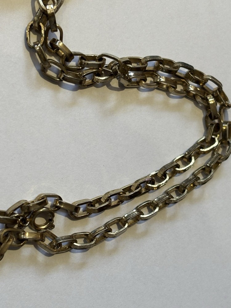 Gold Plated Half Hunter Pocket Watch & Chain.