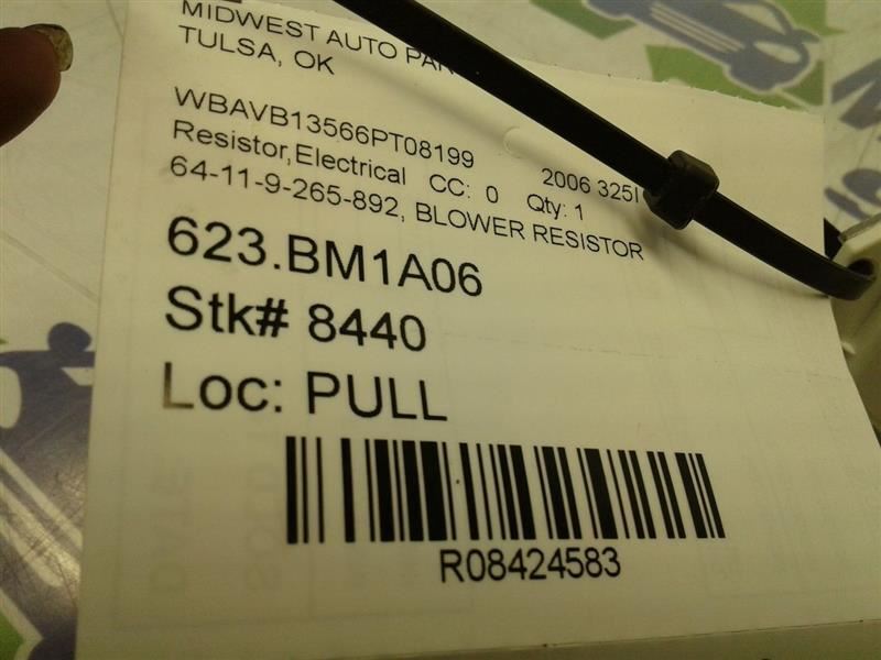 325I 2006 Resistor Electrical 8424583