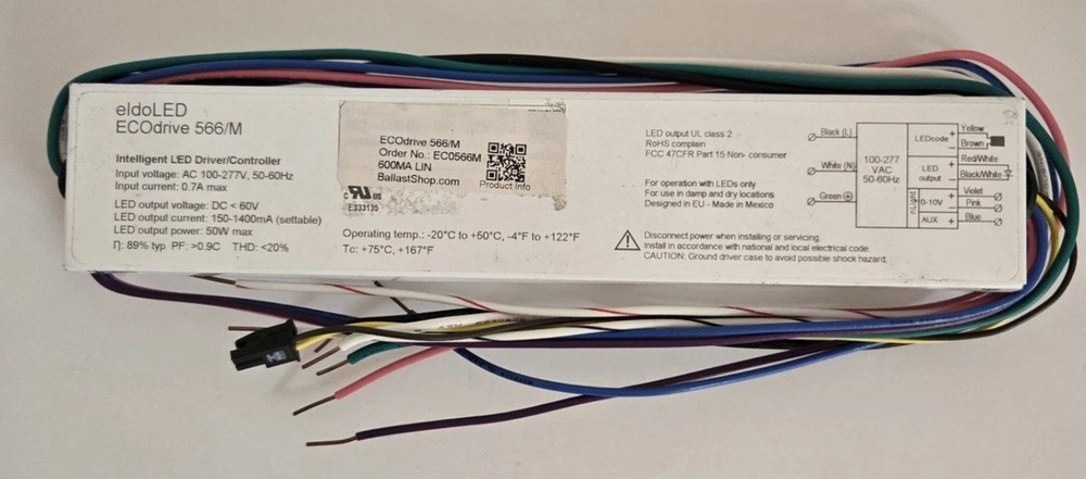 EldoLED ECOdriver 566/M 50W (725B)