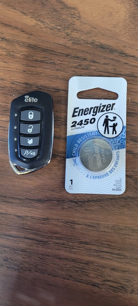 NEW ELITE CATMLEDE Code Alarm 2 Way 4 Button LED Remote Control H50TR72