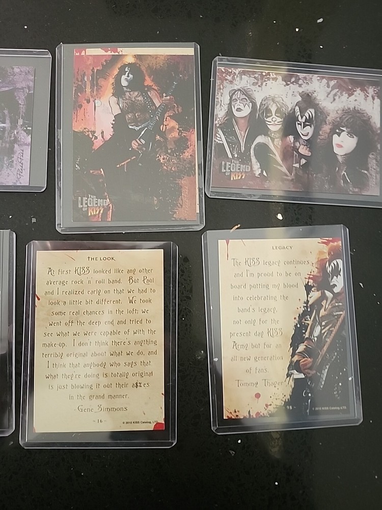 Kiss Cards In Plastic