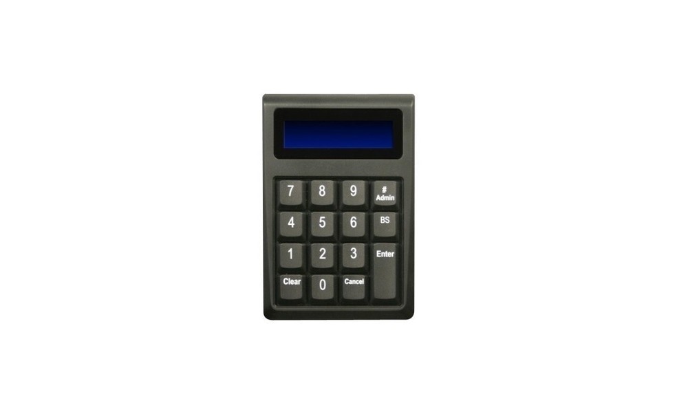 Open Box ID Tech Securekey 15-Key Pos Keyboard Black IDKE-504800BM