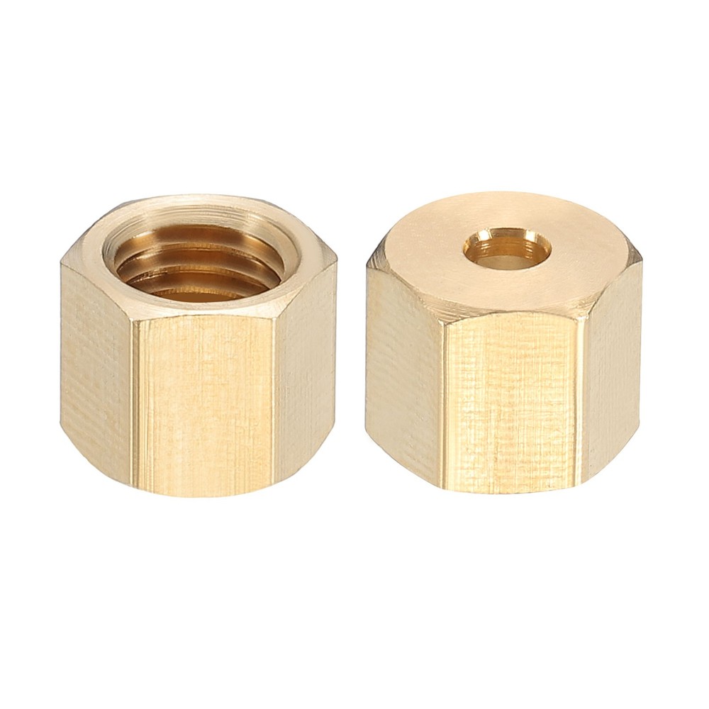 1/8" Brass Compression Nut,25Pcs Brass Compression Fitting Plumbing System