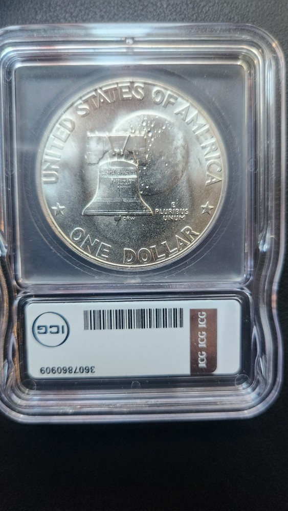 Bicentennial Coin Ike Silver Dollar MS67+