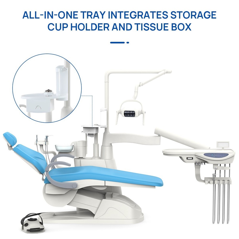Automatic Dental Chair Unit Computer Controlled DC Motor PU Hard/Delivery Unit