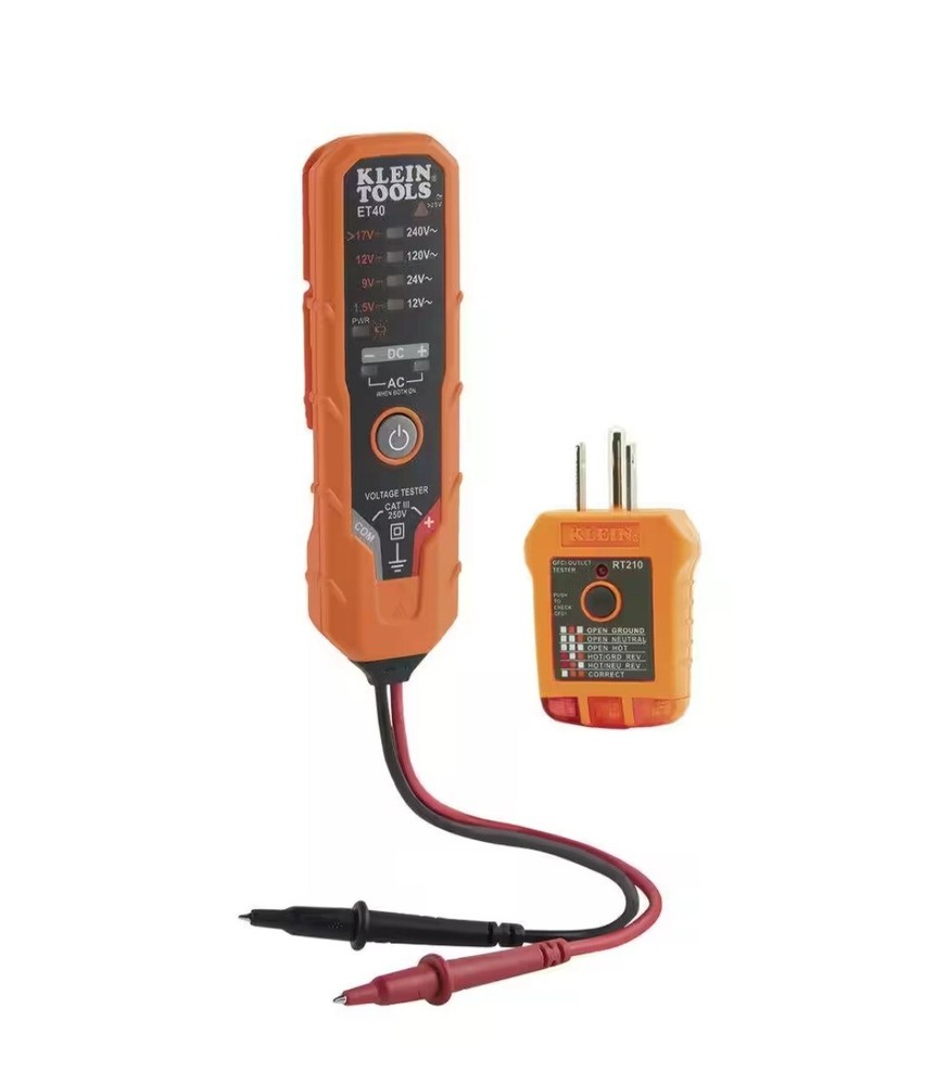 Klein ToolsDigital AC/DC Voltage and GFCI Receptacle Test Set