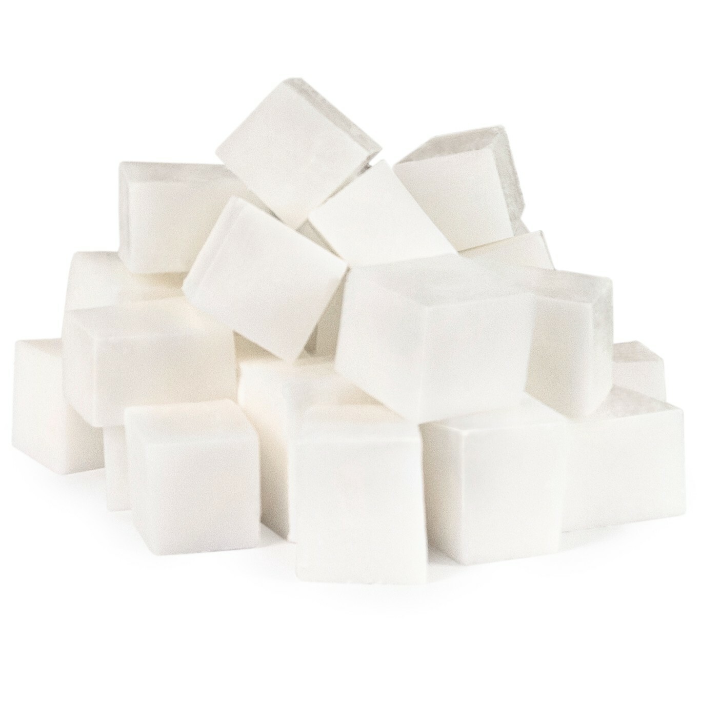 Shea Butter Soap Base Pre-Cut Cubes | SLS/SLES Free Glycerin Melt and Pour 2 LB