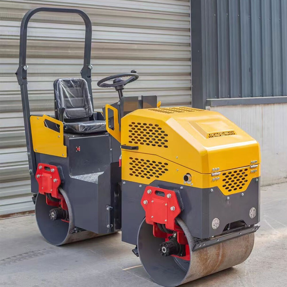 EPA Petrol Engine Road Roller Machine Asphalt Vibratory Roller Ride On Compactor