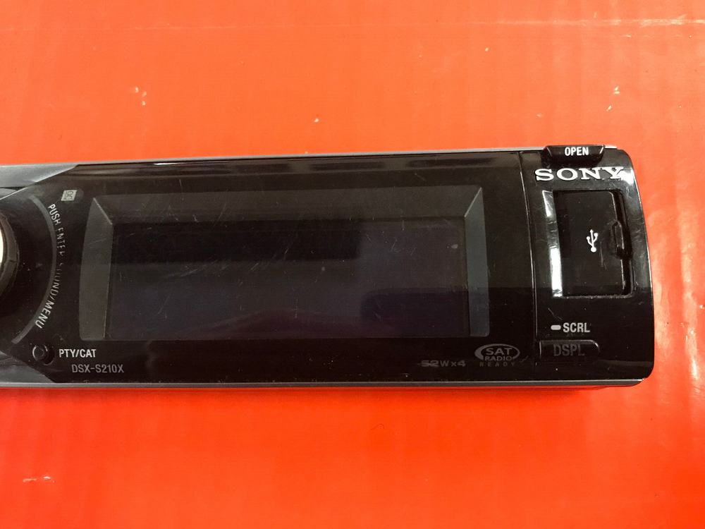 SONY DSX-S210X FACEPLATE ONLY