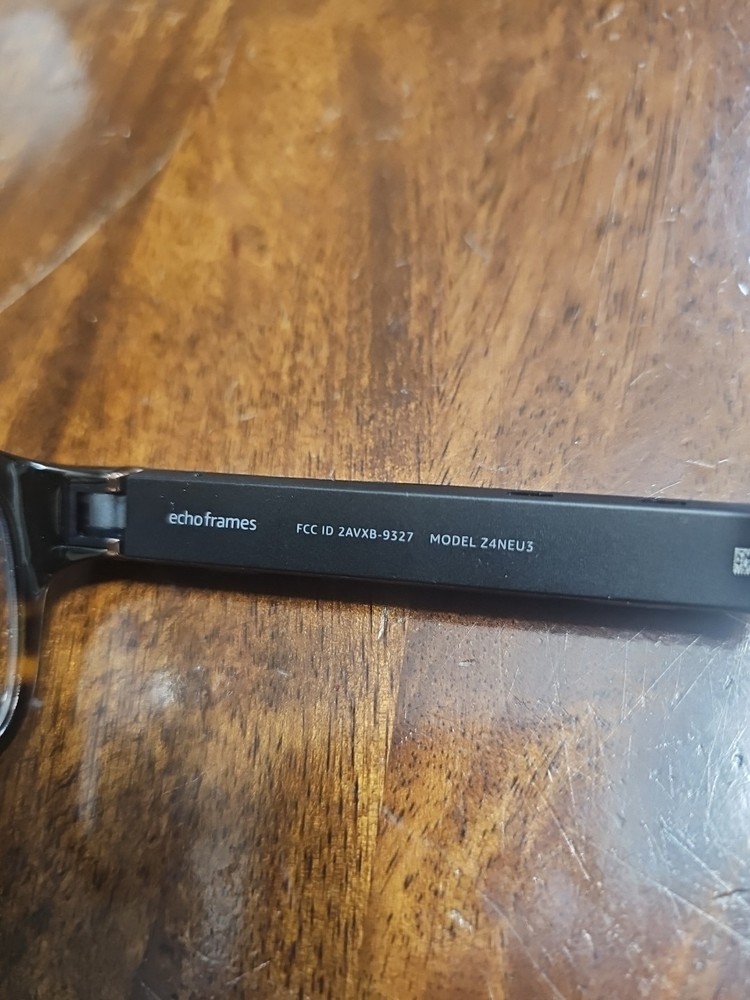 Amazon Echo Frames Smart glasses Z4NEU3- TORTOISESHELL Untested Without Charg