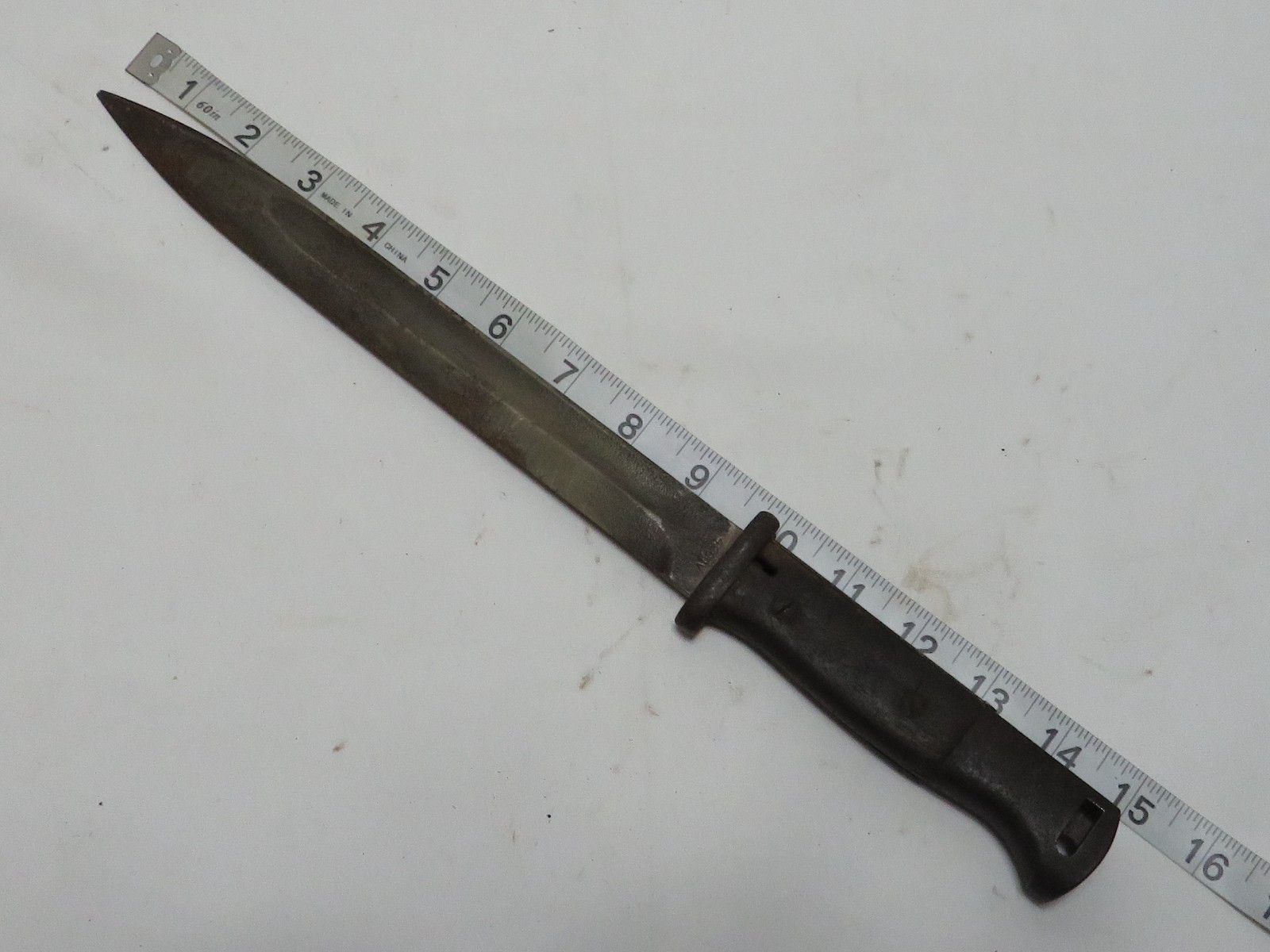 MILITARY GERMAN MAUSER BAYONET P 5504 INSPECTORS MARK WW ONE *
