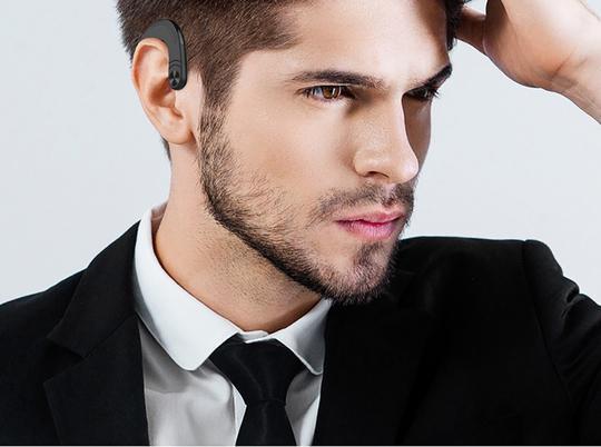 HBQ-Q25 Ultra-thin wireless Headset, Ergonomic design BLK .