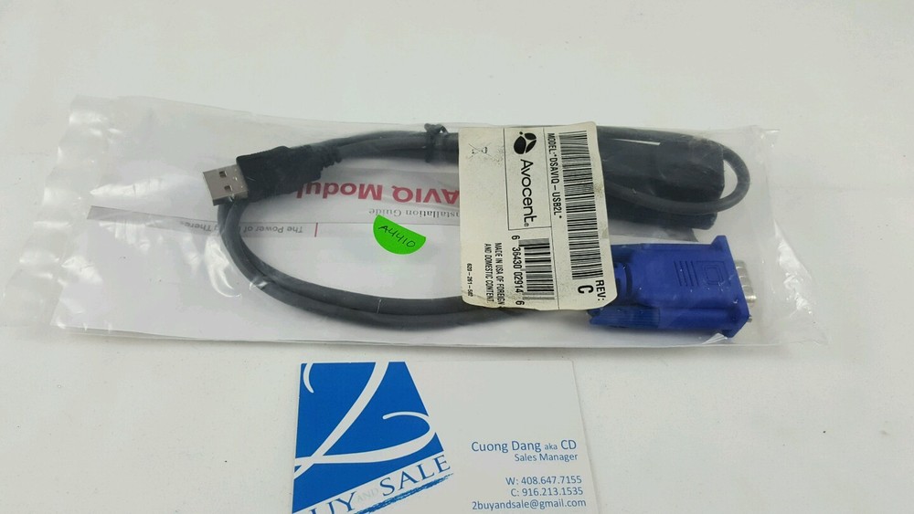 Avocent 520-430-004 DSAVIQ-USB2L USB KVM Server Interface Cable Module