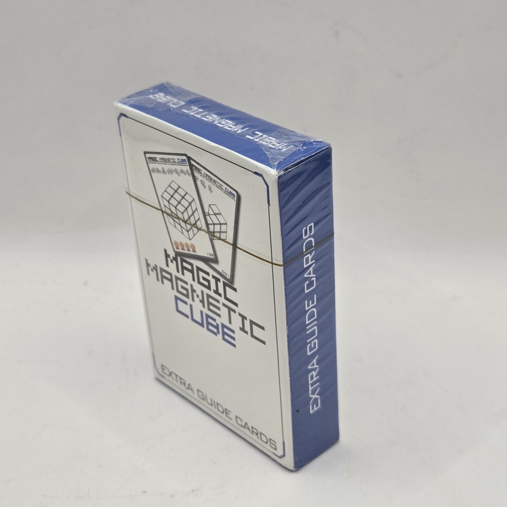 New Sealed Magic MAGNETIC Cube Extra Guide Cards (Deck Only) No Cube Included