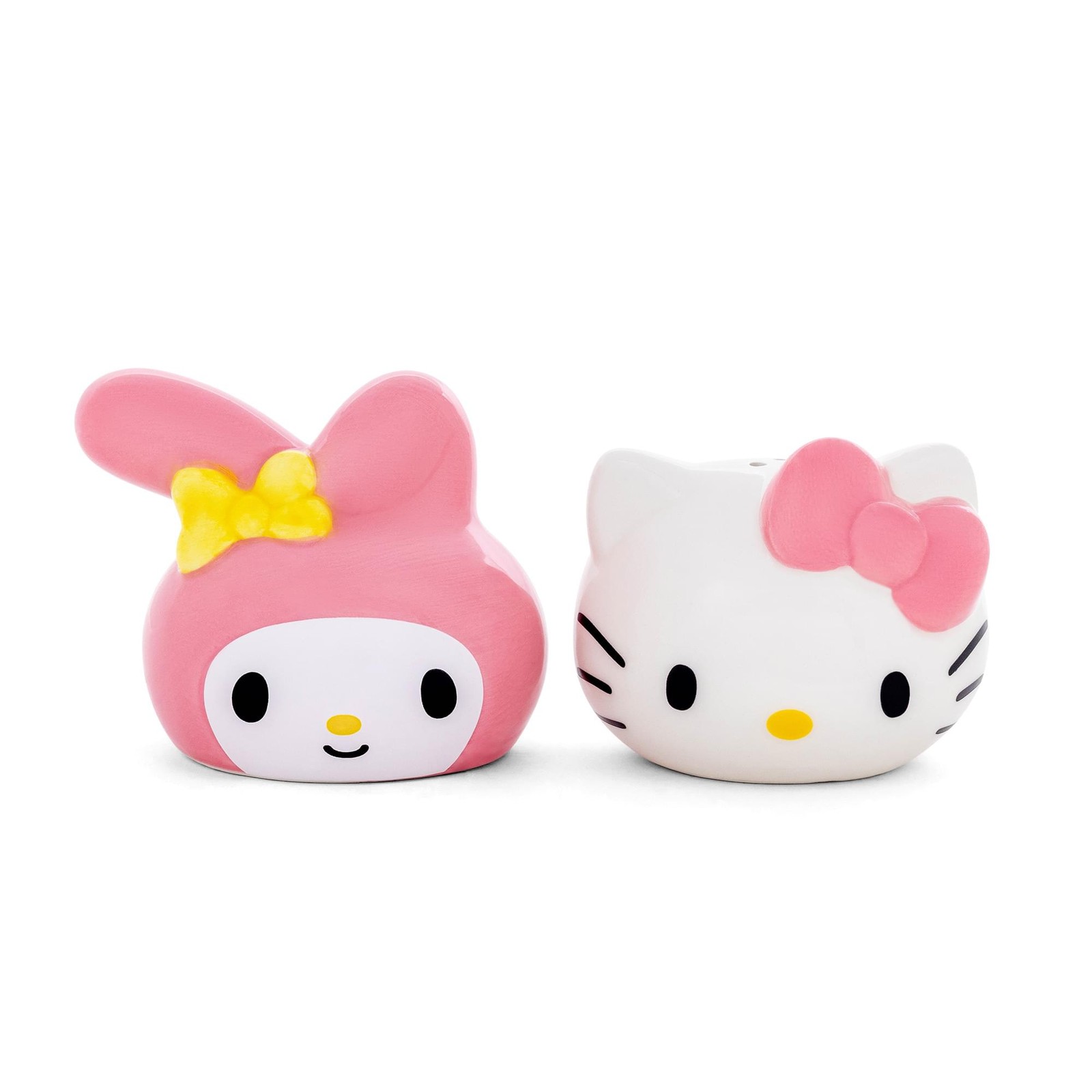 Sanrio Hello Kitty and My Melody Ceramic Salt and Pepper Shaker Set