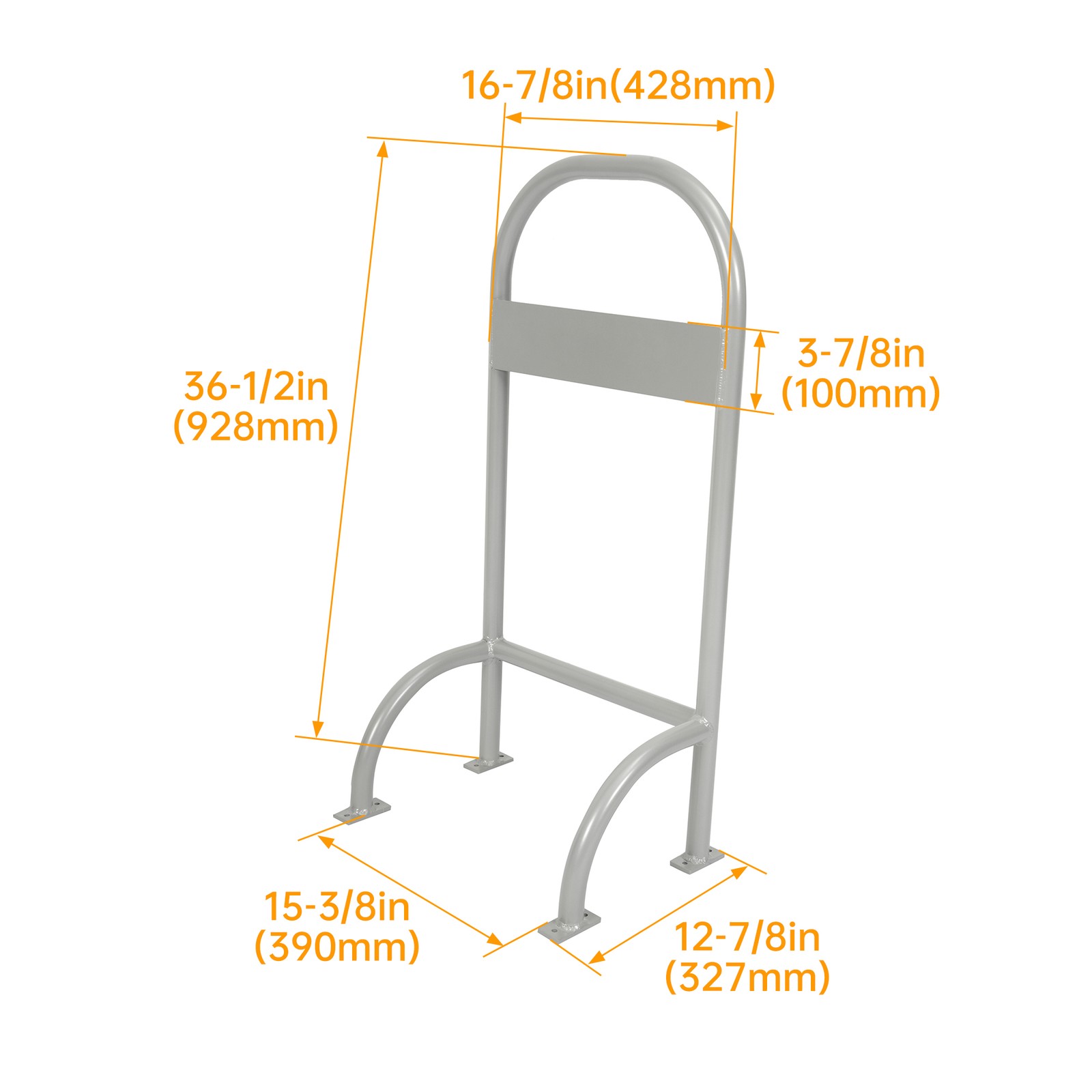 36" Boat Cooler Grab Bar For Gheenoe Skiff Flats Boats Jon Boat w/Lateral Plate