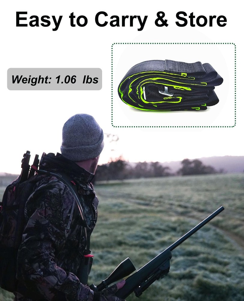 Double-Thickened and Widened 3-Step Climbing Aider for Hunting Tree StepsFall...