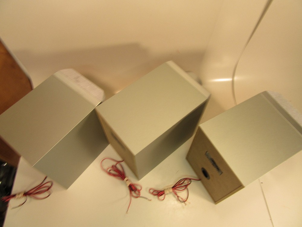 Three Sharp Component Speakers