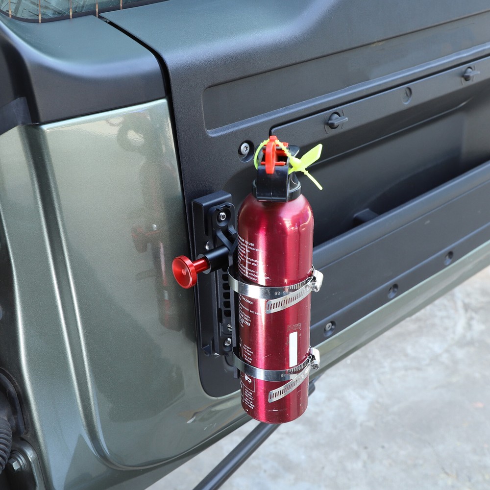 Fire Extinguisher Mount Holder Bracket Adjustable For Land Rover Defender 2022+