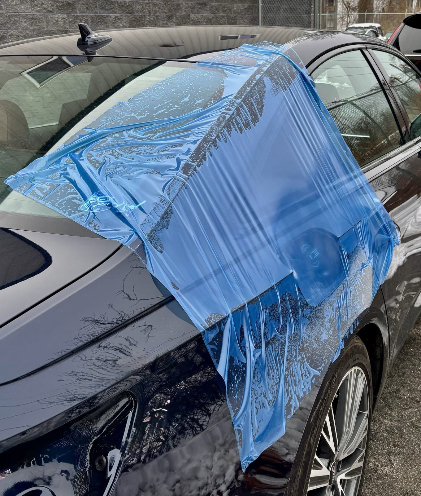 Crash Wrap-Collision Wrap Film 36" x 100’ (300 Sq.ft.)No-Residue-UV-Our Pictures