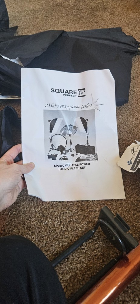 Square Perfect SP3500 Variable Power StudioFlash Set