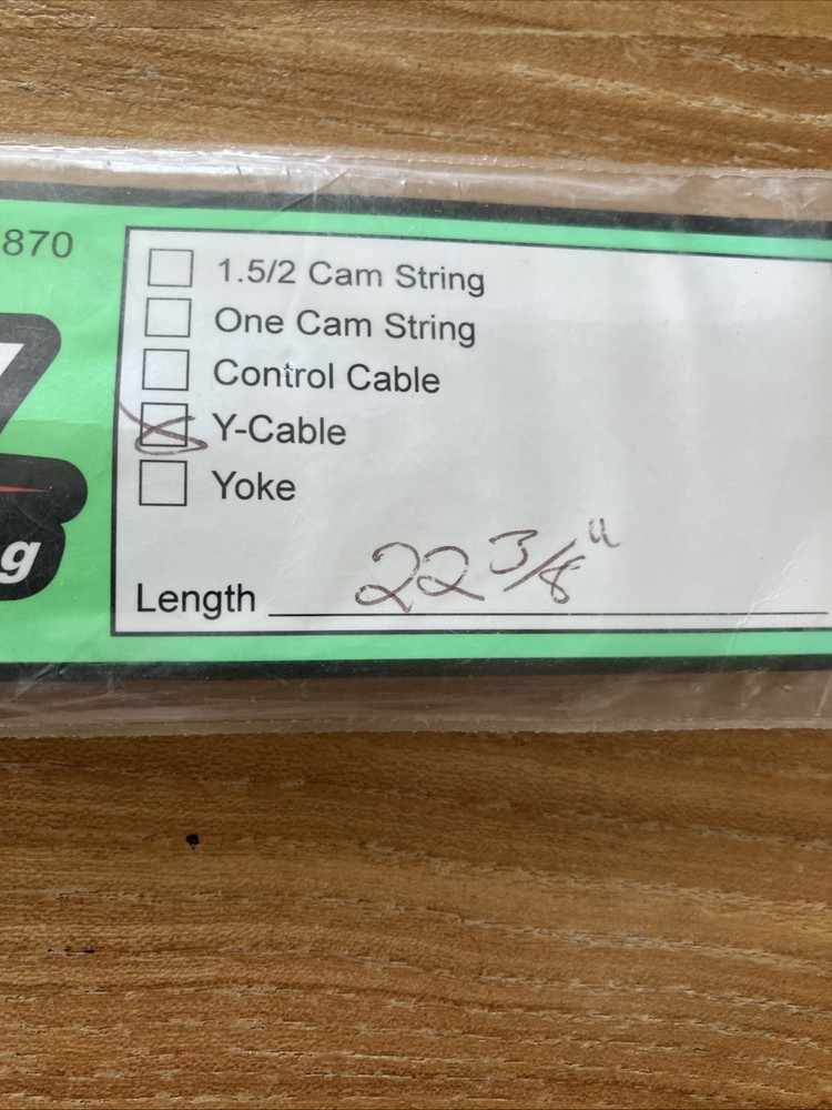 New Vapor Trail Bow String Y-Cable 22 3/8”