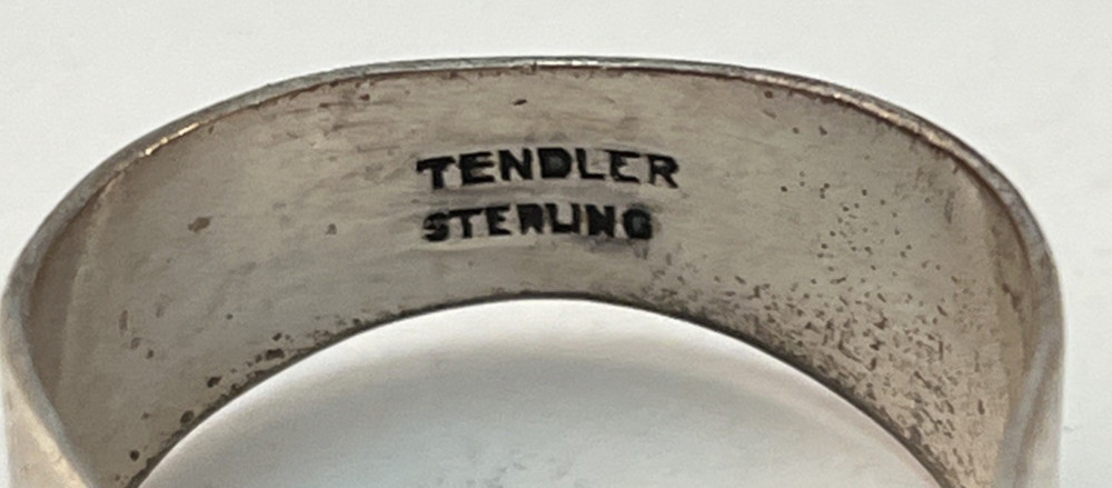 TENDLER Sterling Ring Bill Tendler Creation Initials