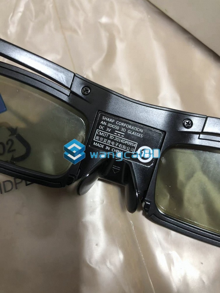 2PCS New For Sharp Active Shutter 3D TV Glasses AN-3DG50