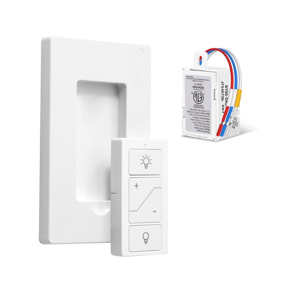 Wireless Dimmer Switch, Remote Light Switch and Receiver kit, Compa... Fast Ship