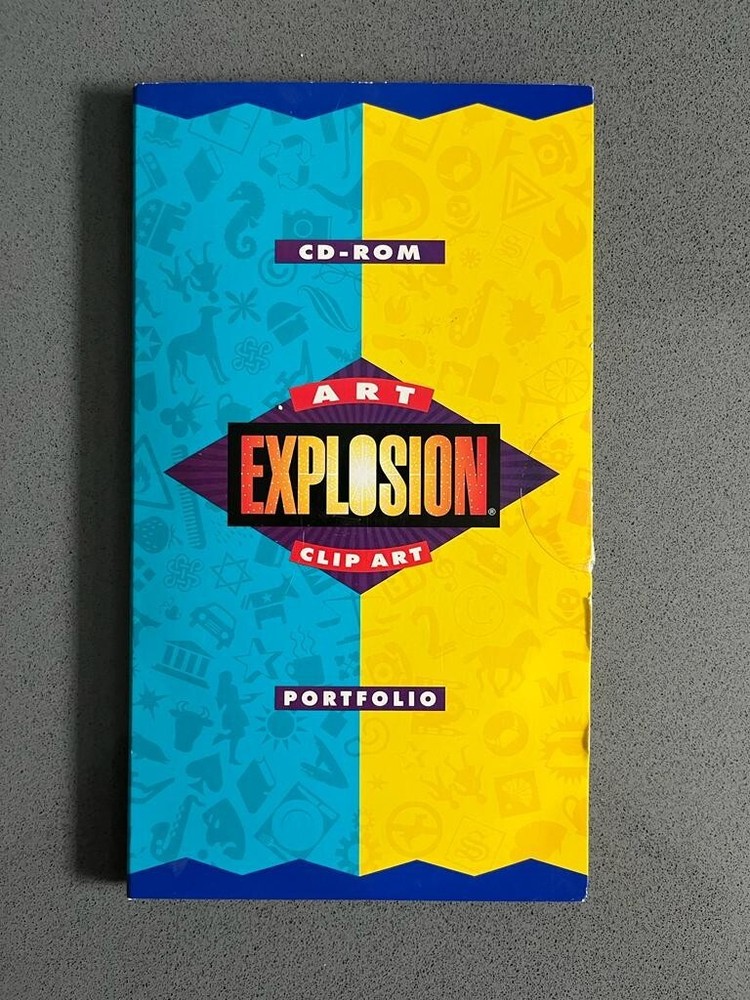 Art Explosion Clip Art Image Pack CD-ROM Portfolio 7 Discs Nova Development