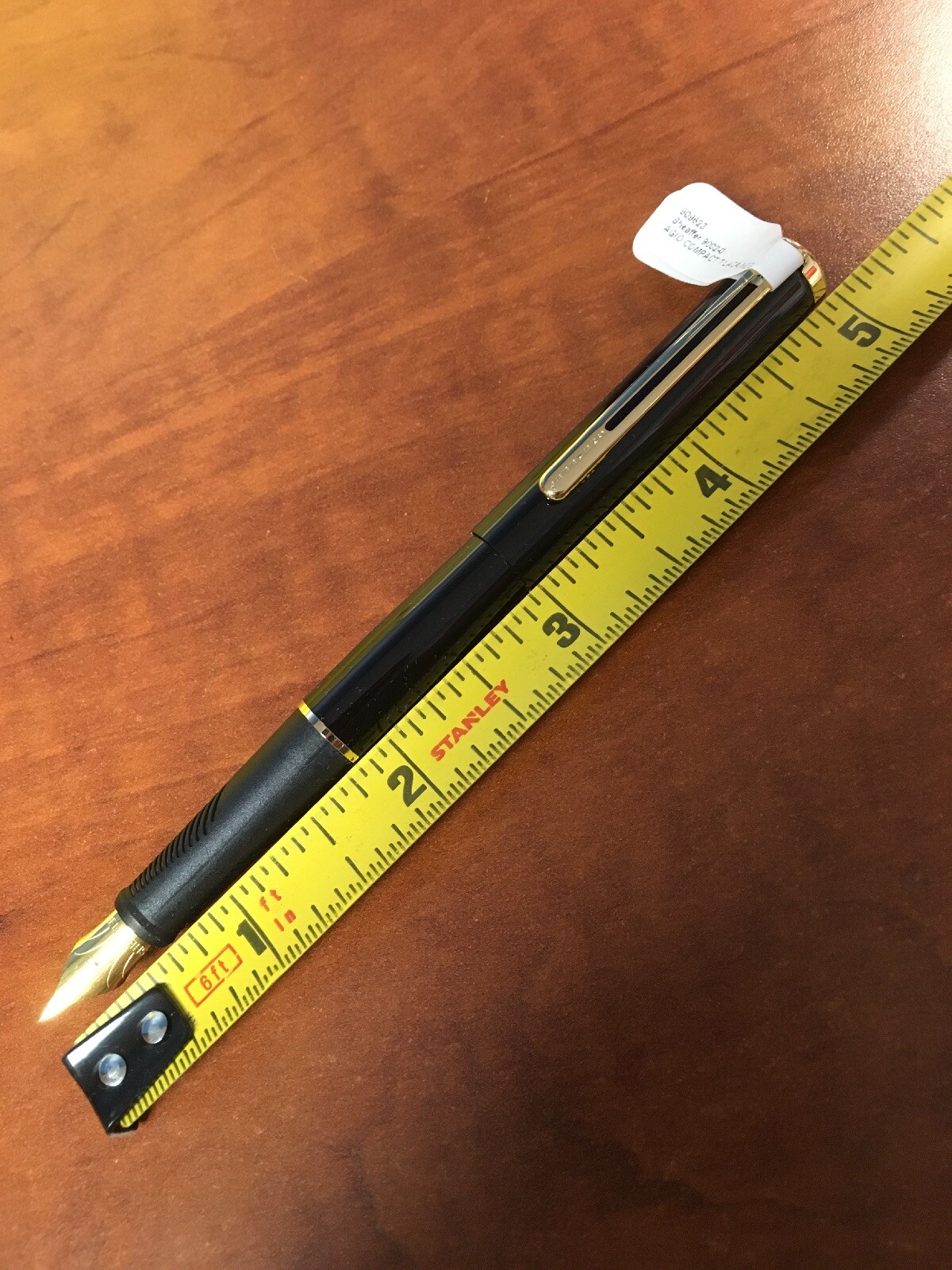 Sheaffer Agio COMPACT Black Lacquer "M Nib" Fountain Pen