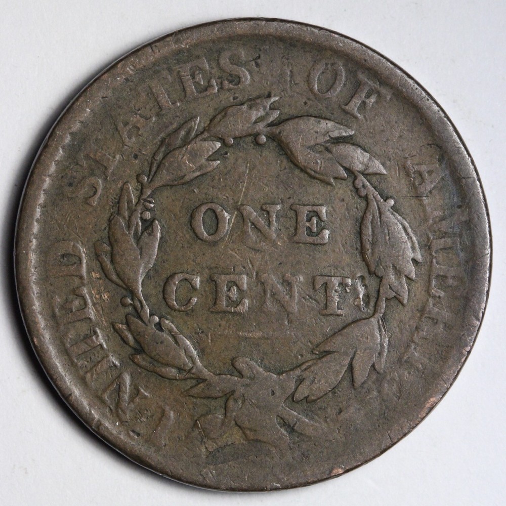 1817 Coronet Head Large Cent CHOICE FINE+/VF E301 DCH