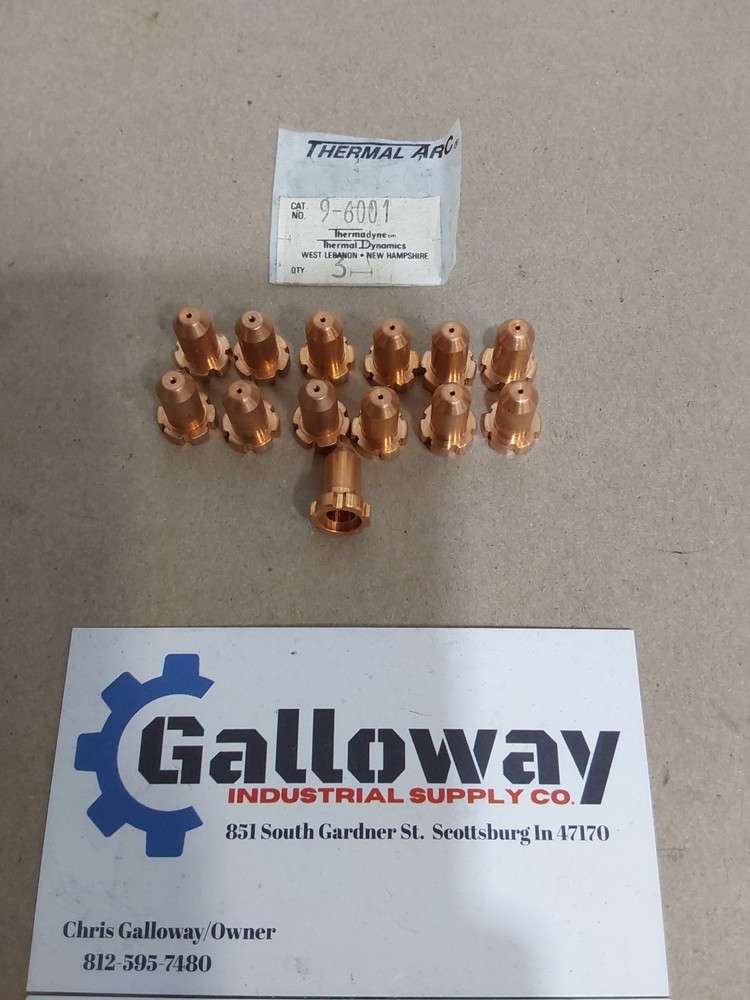 (13 Pcs) Thermal Dynamics 9-6001 plasma tip,