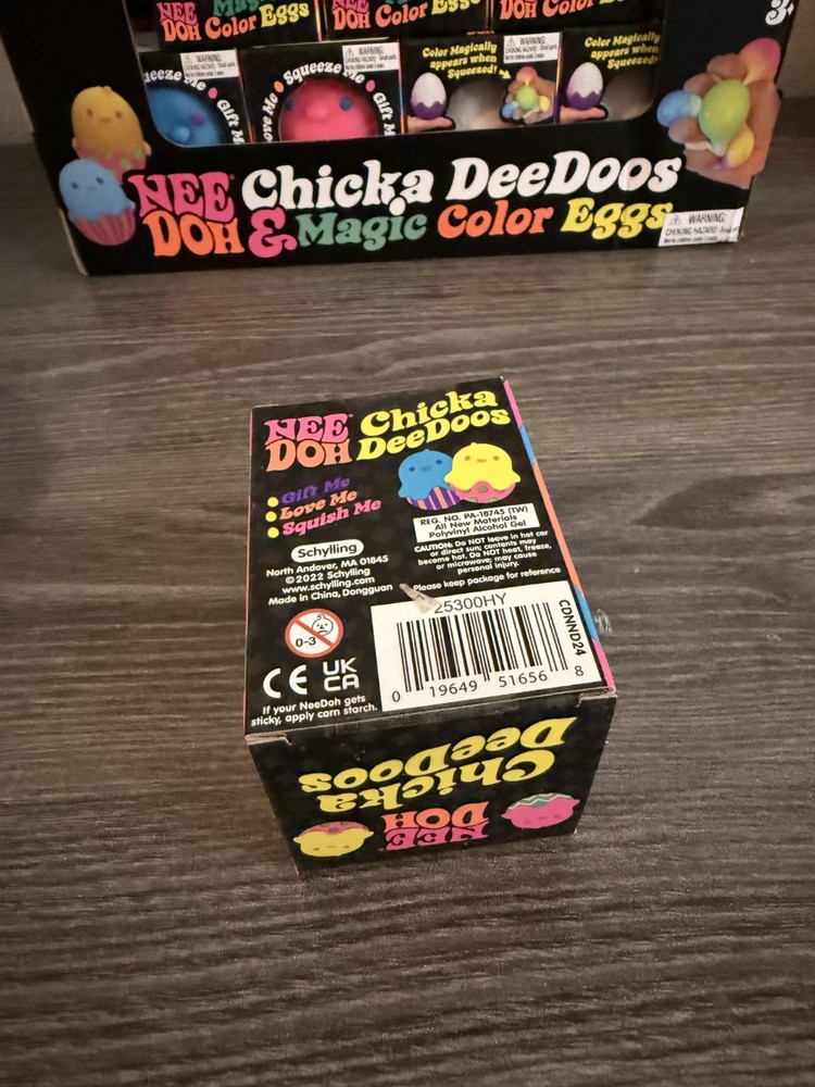 PURPLE RAINBOW NeeDoh CHICKA DEEDOOS & MAGIC COLOR EGGS, Nee Doh Squishy Easter