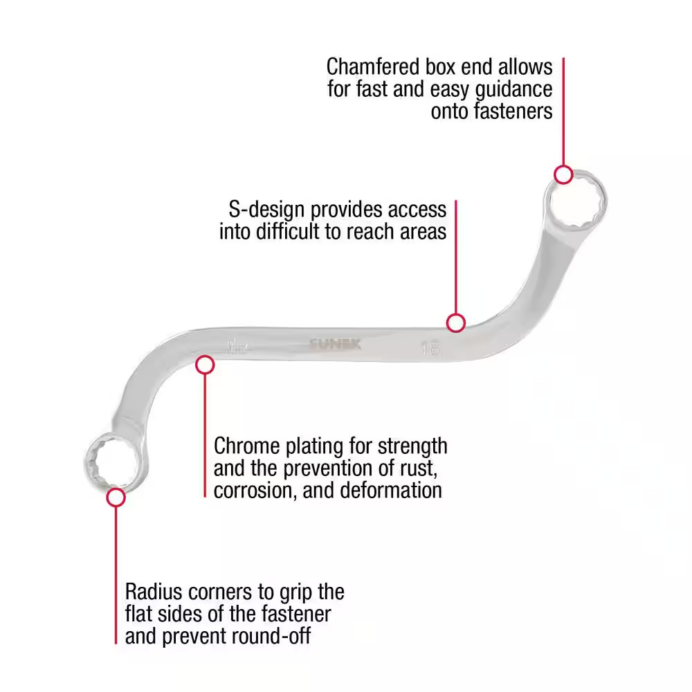 SAE S-Style Wrench Set (5-Piece)