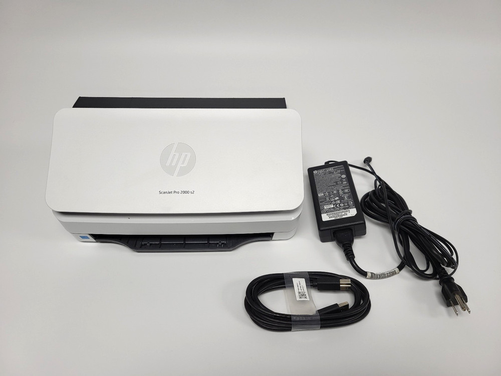 HP Scanjet Pro 2000 S2 Document Scanner with Power Adapter, USB Cable