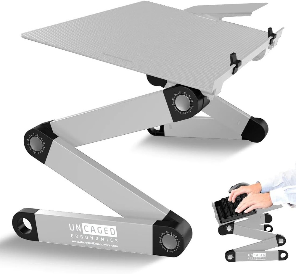 WorkEZ Adjustable Computer Keyboard Stand Desk Keyboard & Mouse Riser Ergonomic